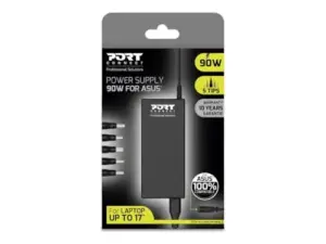 Port Designs Universal Power Supply 90W Carregador para Notebook Preto