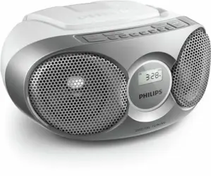 Philips AZ215/12 Rádio e Leitor de CD Portátil Prata