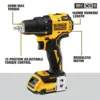 DeWALT DCD708D2T-QW 340W 1650rpm 18V Li-Ion