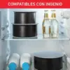 Tefal Conjunto de Tampas Herméticas de Plástico 16/18/20cm