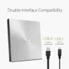 Asus ZenDrive U9M DVD+/-RW Externo Slim Silver