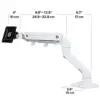 Ergotron HX Suporte de Secretária para até 49″ VESA Branco