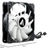 ABYSM ventoinha para PC 120mm Branca Breeze