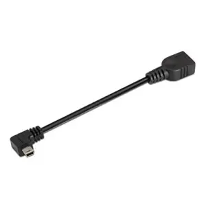Aisens A1010034 Cabo Mini USB Macho 90° 15cm USB A Fêmea
