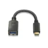 Aisens A107-0062 Cabo OTG USB-C 15cm USB A Fêmea