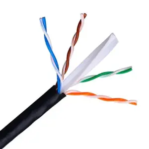 Aisens A135-0263 Cabo de Rede Cat6 UTP 100m Preto