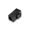 Aisens A139-0299 Módulo Keystone RJ45 Fêmea-Fêmea Preto