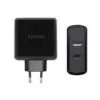 Aisens ASCH-2PD45A-BK 45W Carregador USB-C PD3.0 + USB-A Preto