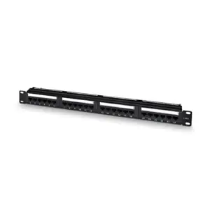Aisens Patch Panel 24 Portas RJ45 CAT6 Preto