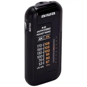 Aiwa R22TN Rádio de Bolso Preto