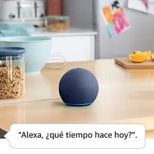 Amazon Echo Dot 5ª Geração Assistente Virtual Áudio Potente Conectividade Wi-Fi Preto