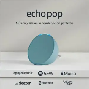 Amazon Echo Pop Altavoz inteligente com Alexa Bluetooth Azul-petróleo