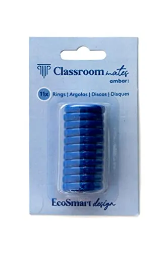 Ambar Discos de Encadernação Azul 2,5 cm 11 unidades