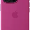 Apple iPhone 16 Pro Silicone MagSafe Fúcsia