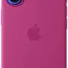 Apple iPhone 16 Silicone com MagSafe Fuchsia