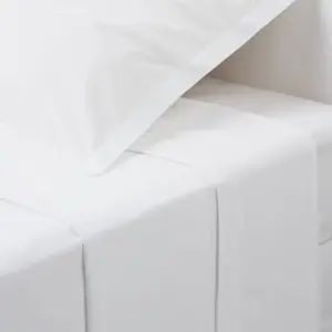 Atmosphera Lençol de Algodão 240x290cm Branco