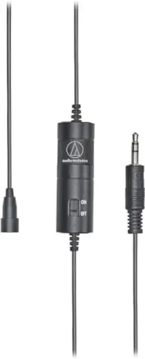 Audio-Technica ATR3350xiS Microfone Miniatura Omnidirecional com Conector de 3,5 mm