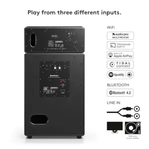 Audio Pro DrumFire II potente WiFi Bluetooth Multiroom