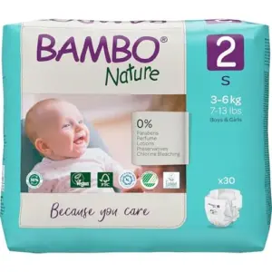 Bambo Nature Fraldas Tamanho 2 Mini Eco Bambu Infantil