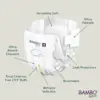 Bambo Nature Fraldas Tamanho 4 L respirável e ultra macio