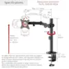 Barkan M121T Suporte Monitor Articulado 13-34″