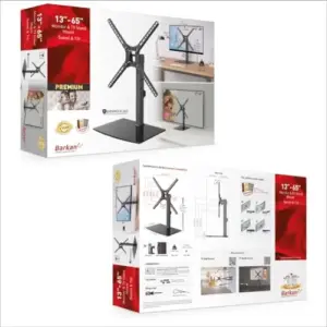 Barkan S320 Suporte TV de Mesa Inclinado Giratório 29-58″