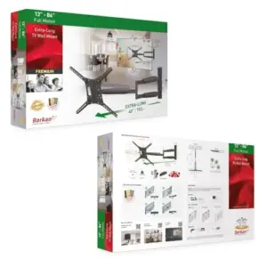 Barkan Suporte 13-83″ Full Motion Inclinável Giratório