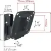 Barkan Suporte Inclinável Giratório TV 13-29″