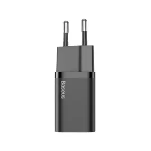 Baseus Super Si Fast Charge 20W Carregador Preto