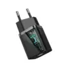 Baseus Super Si Fast Charge 20W Carregador Preto