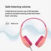 Belkin AUD004btPK Auscultadores com Fios Infantil Rosa-Laranja