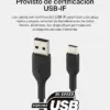 Belkin CAB002bt3MBK Cabo USB-A para USB-C 3m