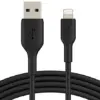 Belkin Cabo Lightning USB 15cm Black