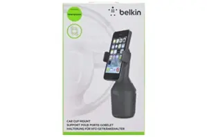 Belkin F8J168bt Suporte Auto Porta-Copos Gira 360° Compatível com Smartphones até 3.3 polegadas