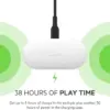 Belkin Soundform Play Auriculares Bluetooth True Wireless Branco