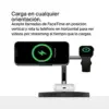 Belkin WIZ017VFBK Carregador 15W 3 em 1 MagSafe