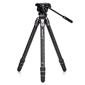 Benro Tortoise 34CLV Tripé Carbono 4 Secções