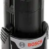 Bosch Bateria 12V 3.0AH Modelo 1600A00X79 Compatível com Ferramentas Bosch Preto