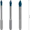Bosch Conjunto de Brocas HEX-9 Expert Hardceramic 5/6/8mm para azulejos