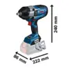 Bosch GDS 18V-1000 C Impacto 1/2″ Sem Fio 18V Com Acessórios