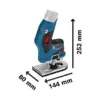 Bosch GKF 12V-8 Tupia a Bateria Compacta