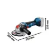 Bosch GWX 18V-10 1000W Sem Fios