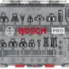 Bosch Jogo de Fresas 15 Peças para Madeira e Materiais Compostos