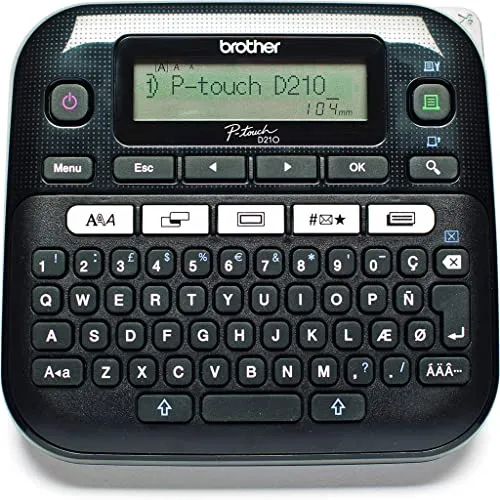 Brother PT-D210VP Impressora de Etiquetas para bandas de 3,5 a 12 mm