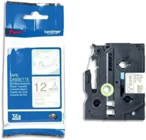 Brother P-touch Fita Etiquetagem TZeR234 12mm 4m Dourado em Branco