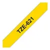Brother TZE-621 Fita Laminada 8m Preto sobre Amarelo