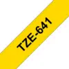 Brother TZE641 Fita Laminada 18 mm Amarelo Preto