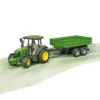 Bruder Trator John Deere com Atrelado 1:16