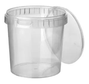 Caixa Alimentar Redonda 770ml Transparente 30un