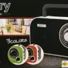 Camry CR 1140B Rádio FM AM com saída AUX e antena telescópica